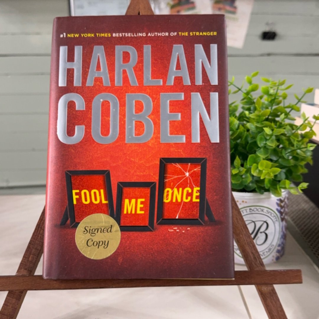 Harlan Coben Fool Me Once Signed / Autographed Book