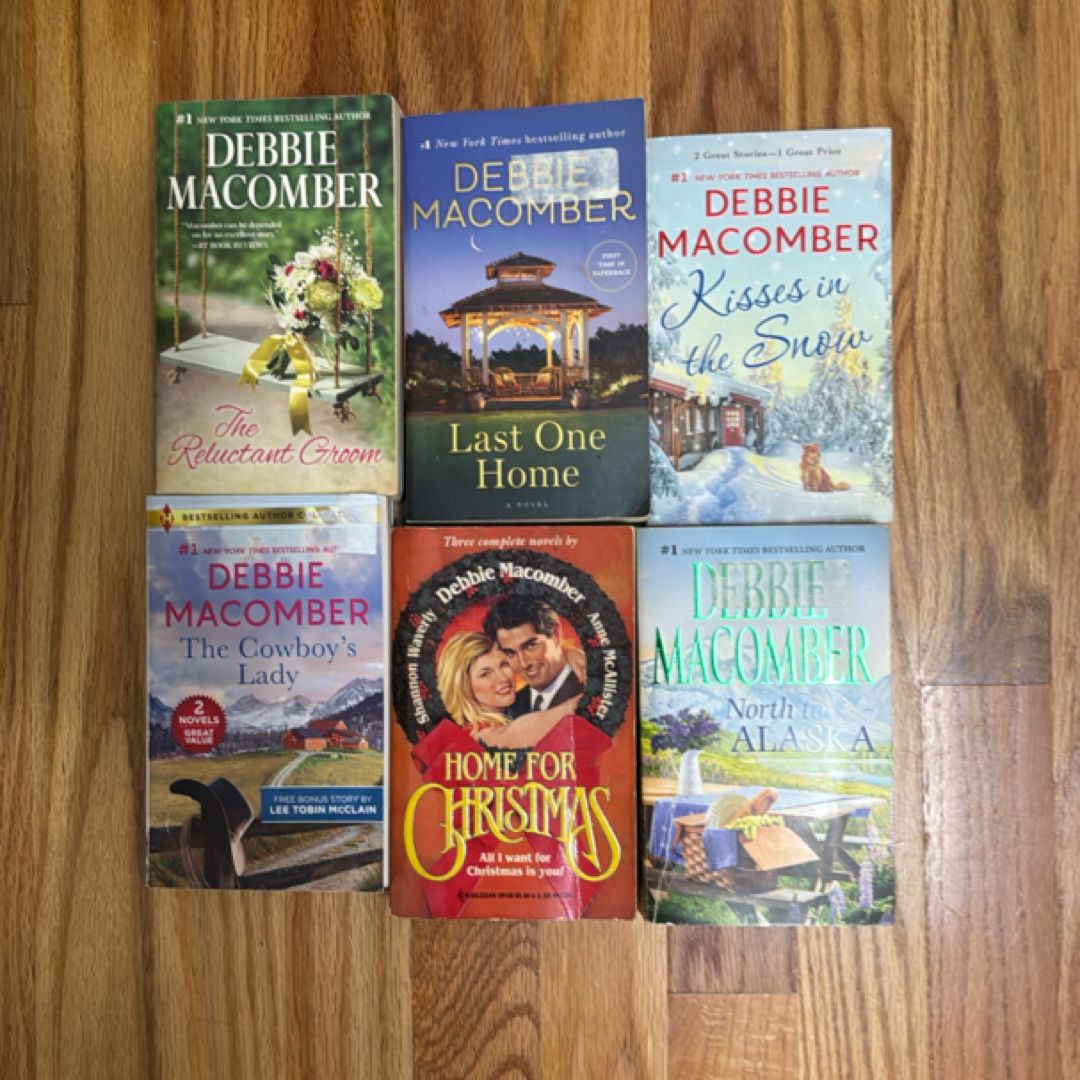 Lot of 6 paperback books by author Debbie Macomber