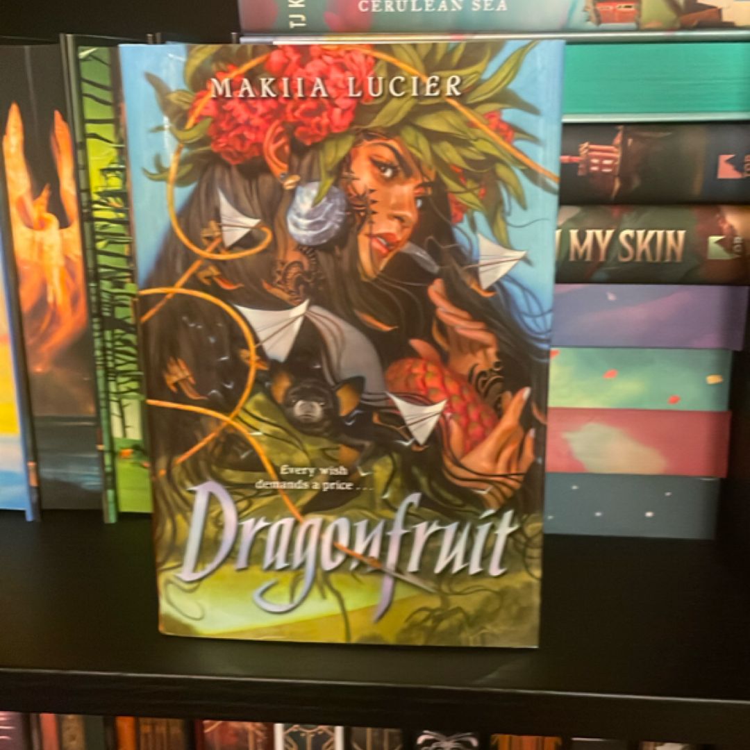 Dragonfruit sprayed edges and signed 