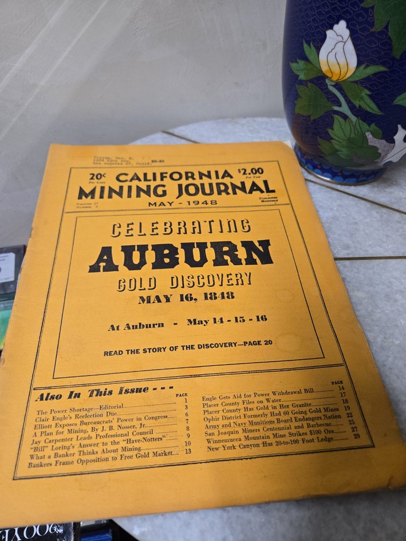 
CALIFORNIA MINING JOURNAL MAY-1948