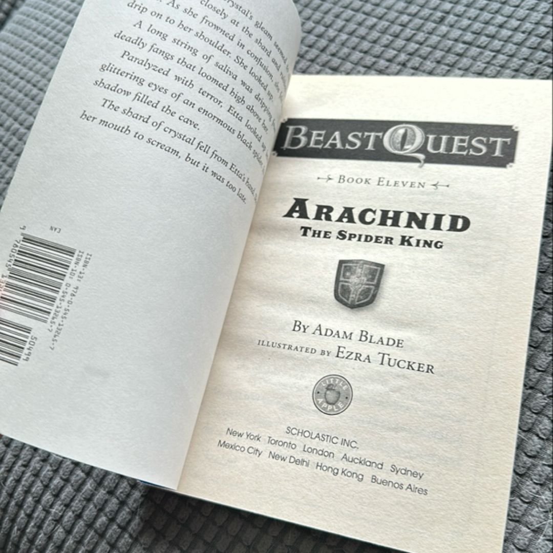 Beast Quest: Arachnid the Spider King