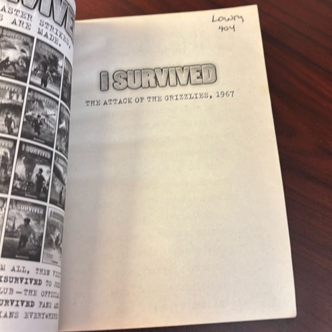 Attack of the Grizzlies, 1967