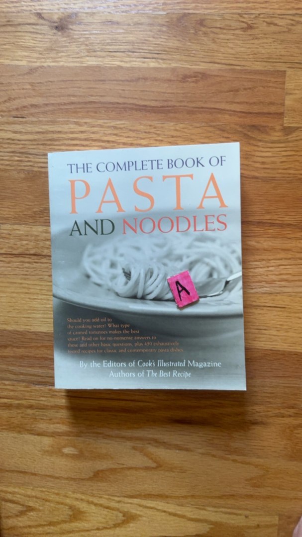 The Complete Book of Pasta and Noodles