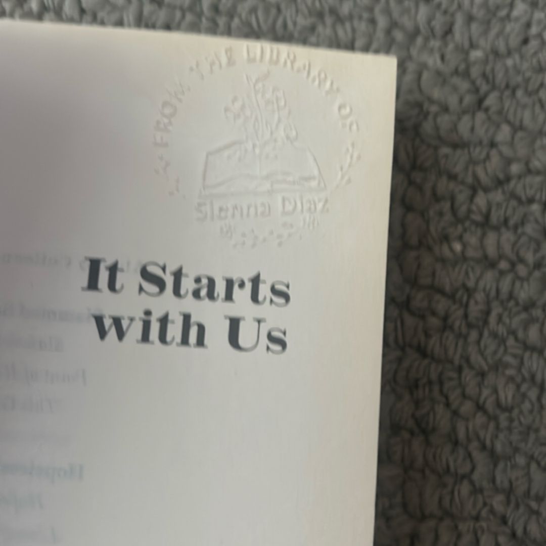 It Starts with Us