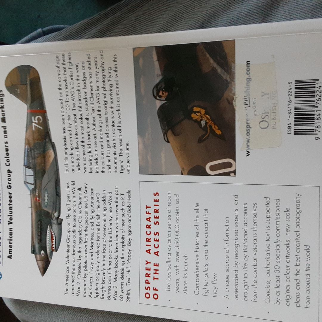 American Volunteer Group 'Flying Tigers' Aces by Terrill J. Clements