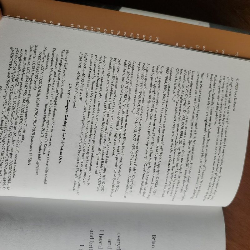 Forgiving What You Can't Forget