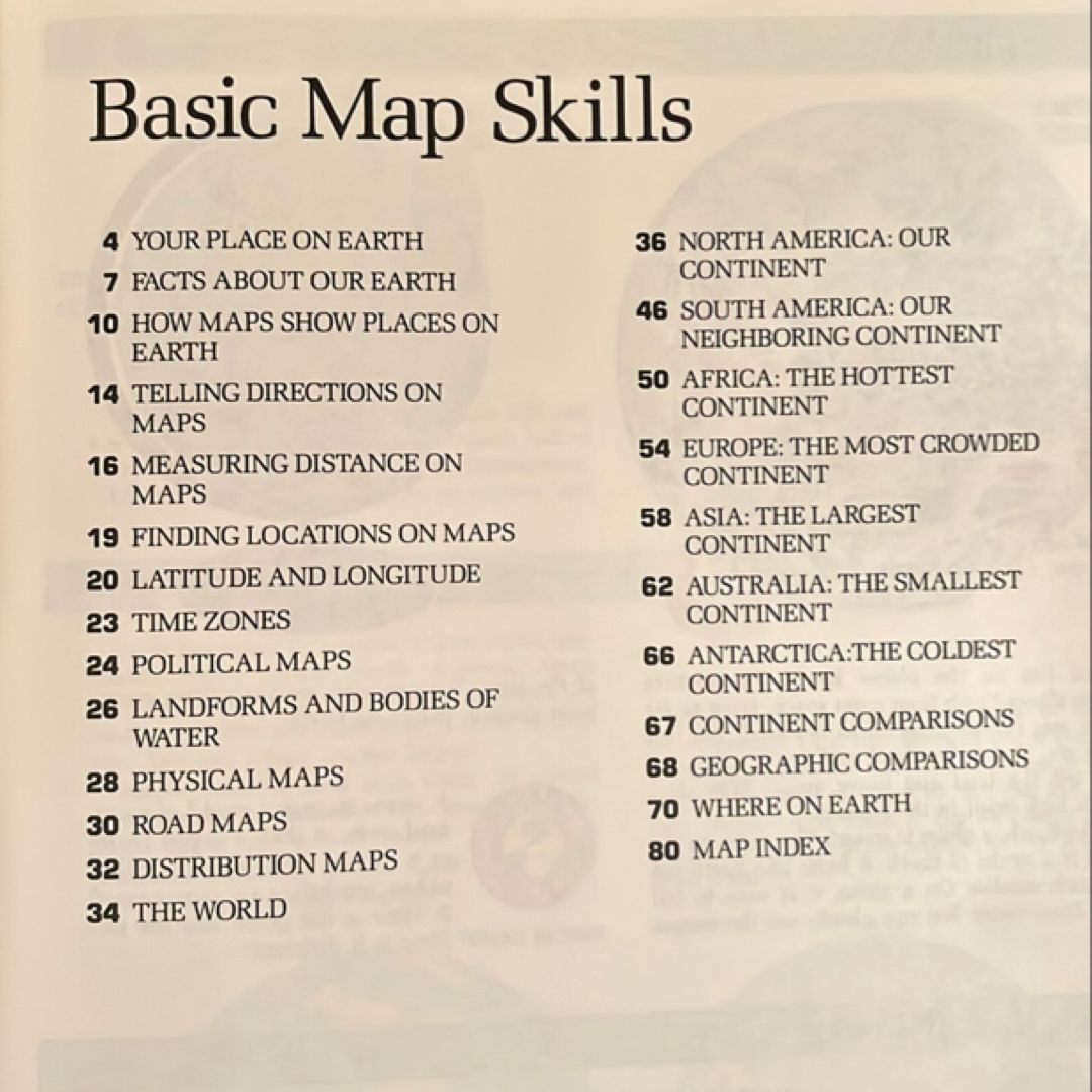 Basic Map Skills By Hammond World Atlas Corporation Staff Ed2346dc 269e 447c Adc7