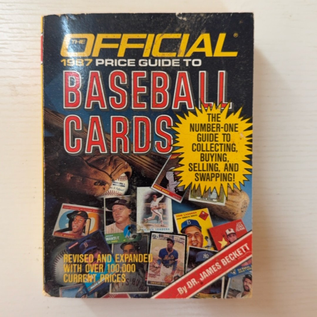 Official 1987 Price Guide to Baseball Cards