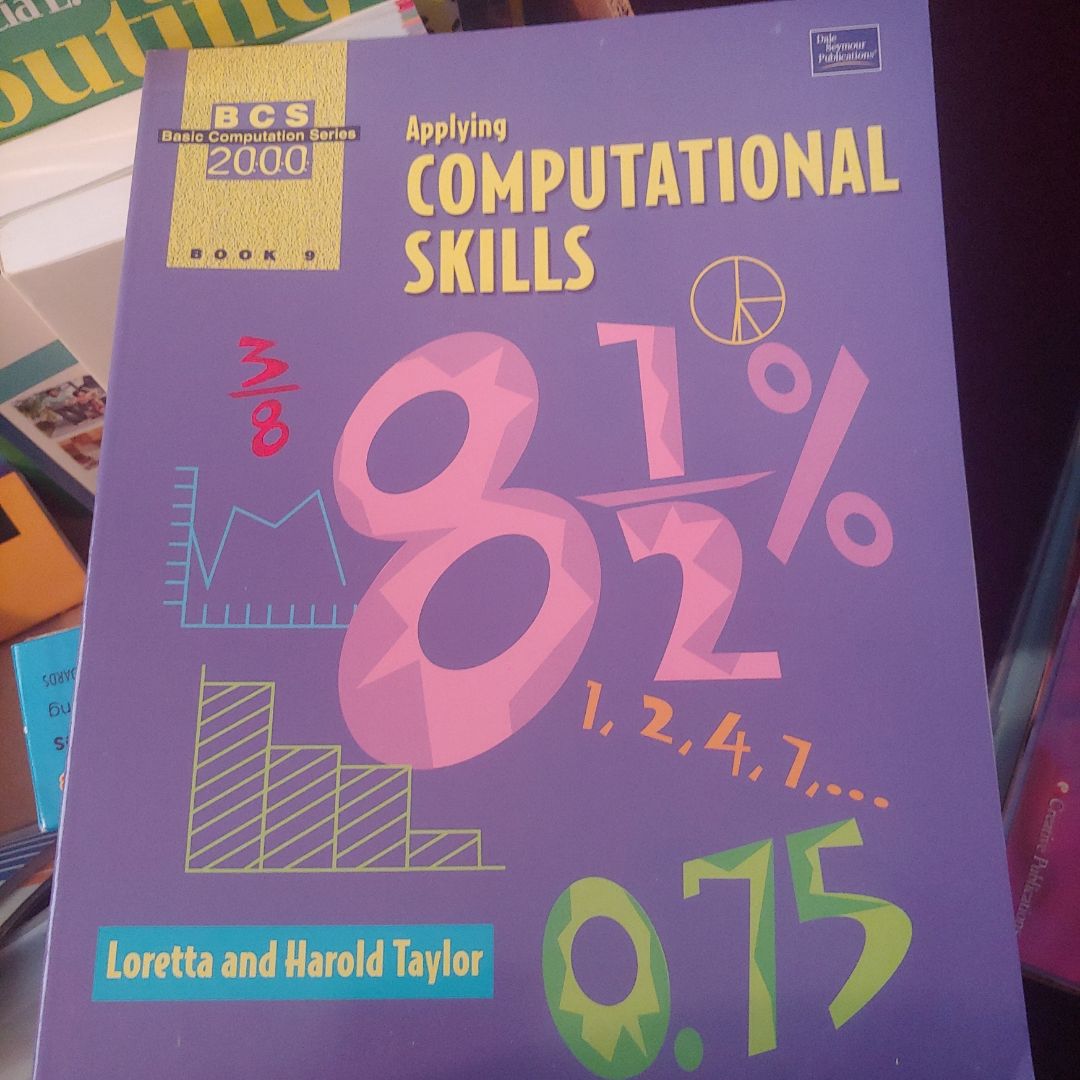 Applying Computational Skills