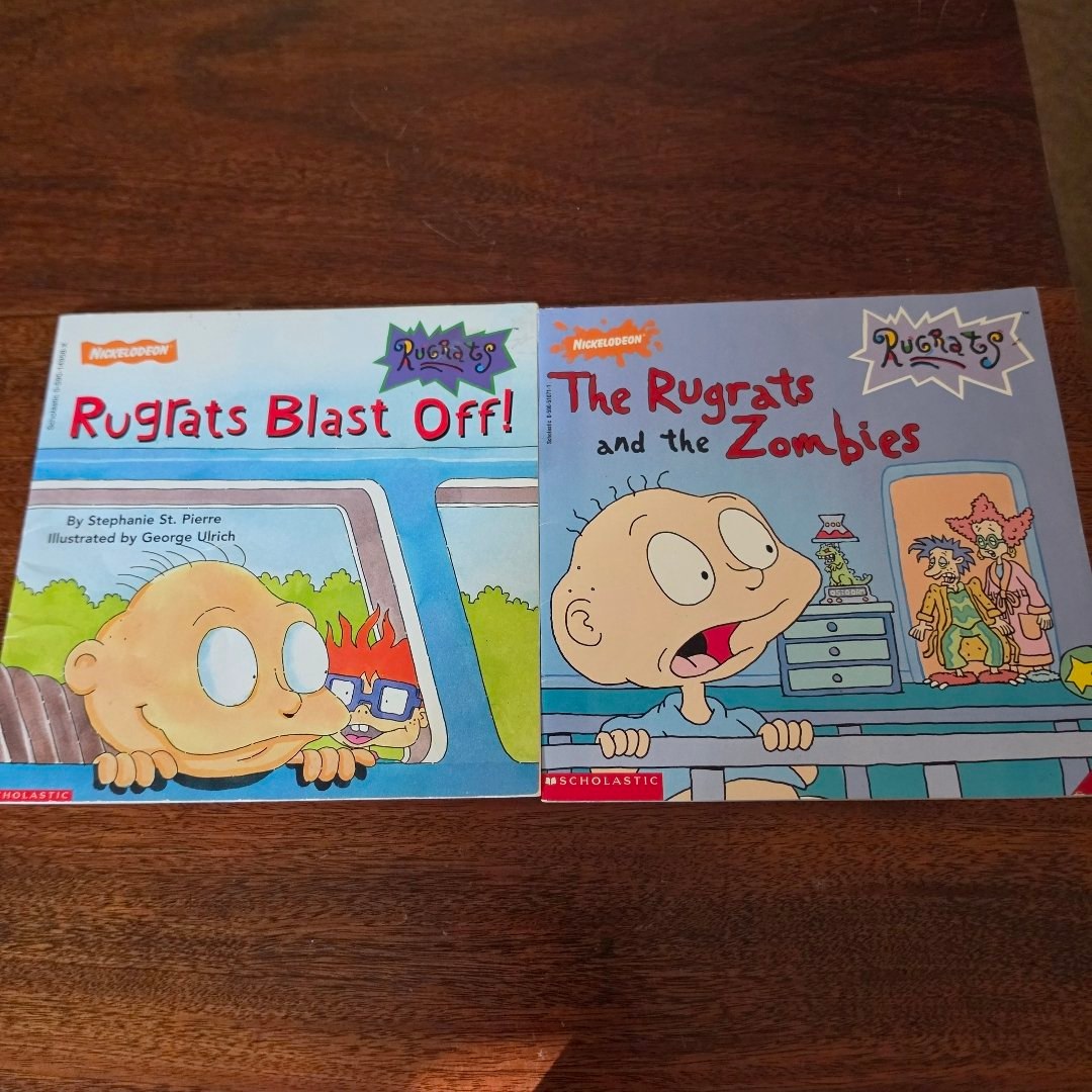Lot of 2 Vintage 90s Rugrats Kids Picture Books