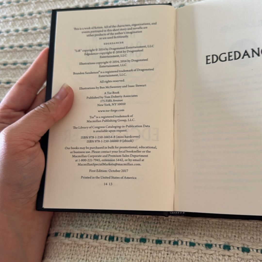 Edgedancer by Brandon Sanderson