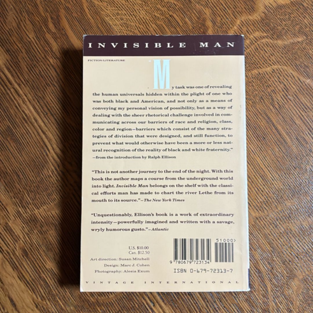 Invisible Man by Ralph Ellison, Paperback | Pangobooks