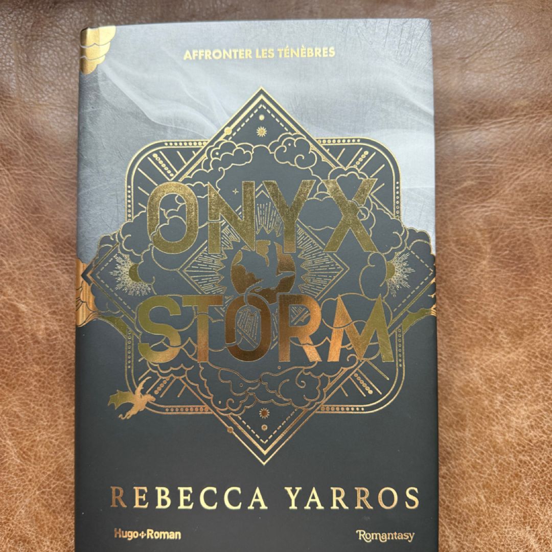 French Special Edition Onyx Storm Rebecca yarros