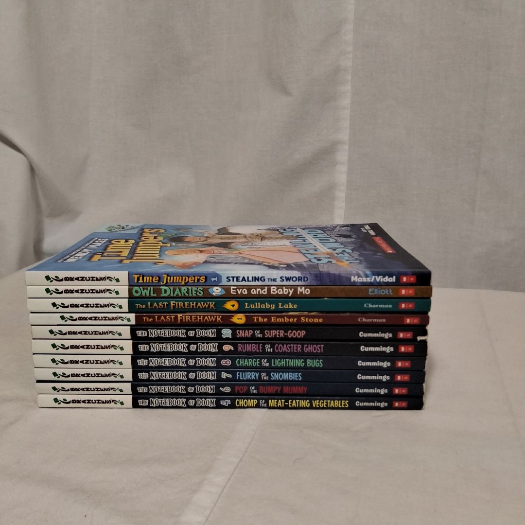 Lot of 10 Scholastic Branches RL 2 Grades 1st thru 3rd Notebook of Doom ++