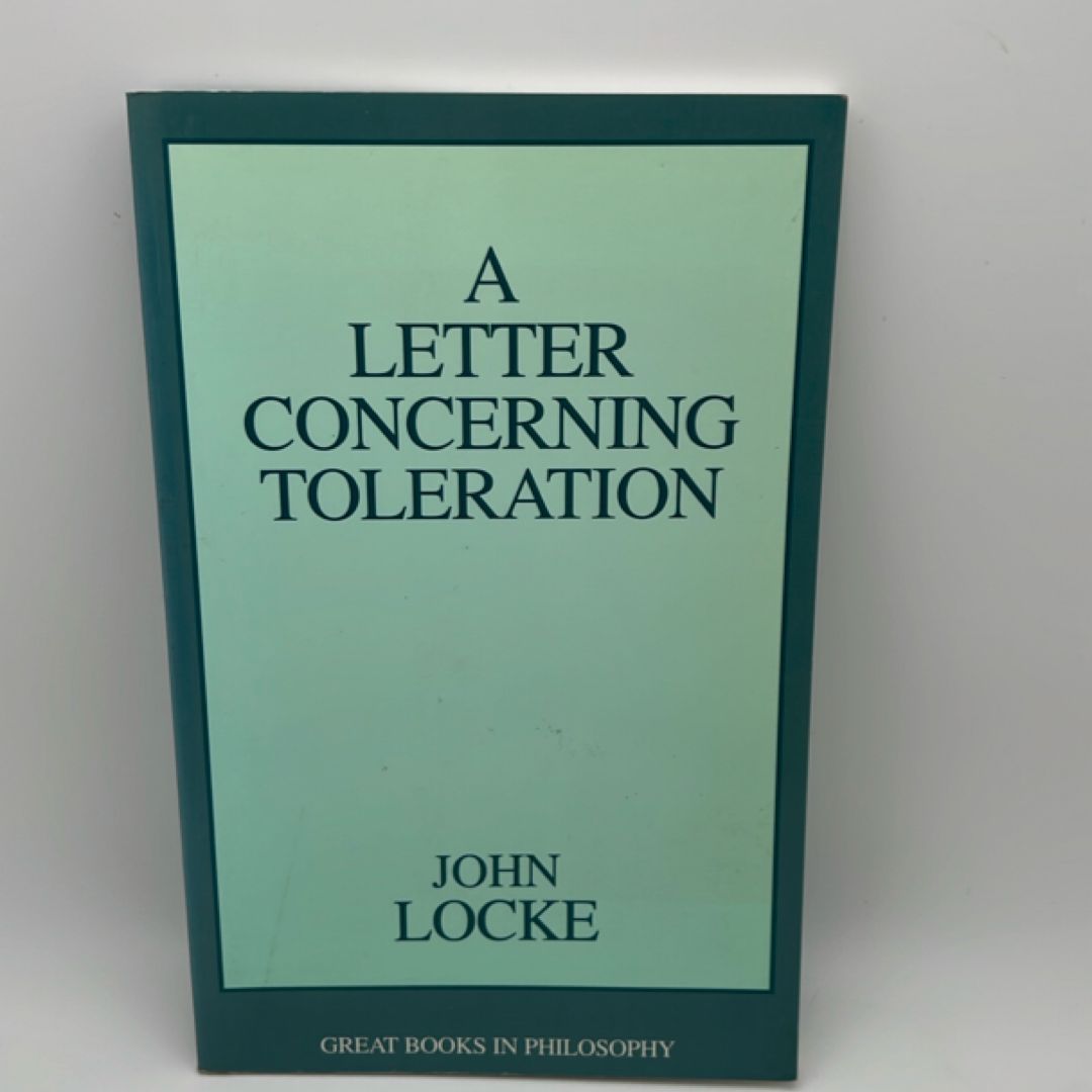 A Letter Concerning Toleration