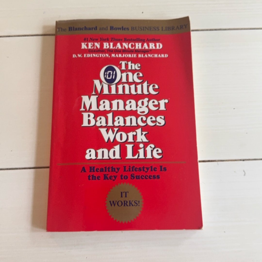 The One Minute Manager Balances Work and Life