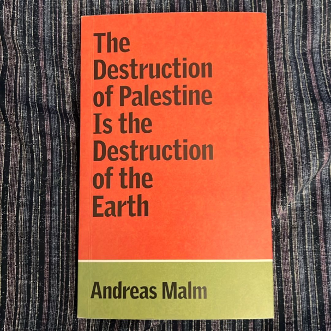 The Destruction of Palestine Is the Destruction of the Earth