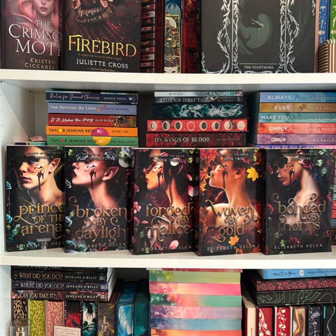 OOP glossy Set: Bonded by Throns, Woven by Gold, Forced by Malice, Broken by Daylight, Prince of the Arena 