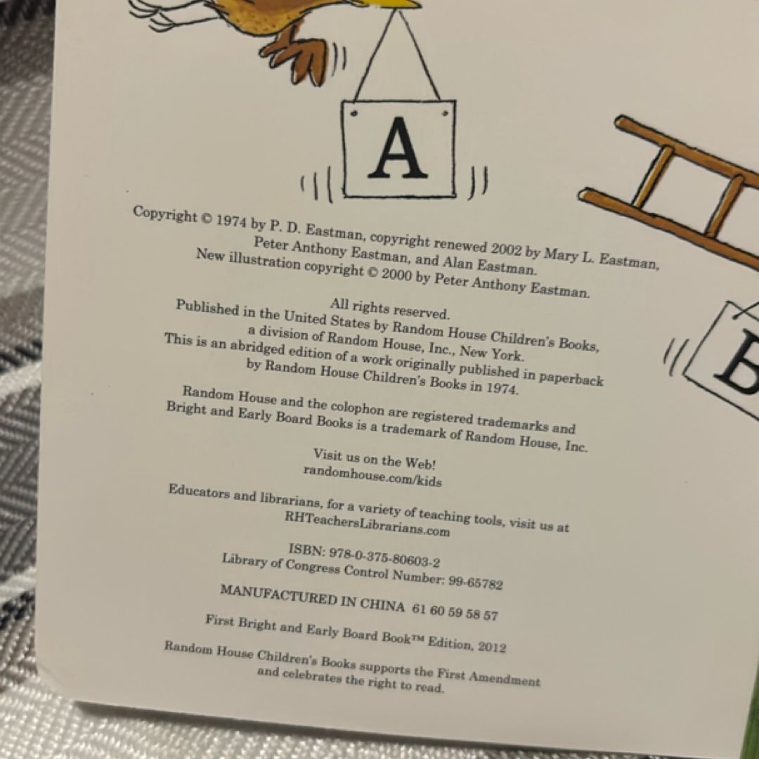 The Alphabet Book by P. D. Eastman