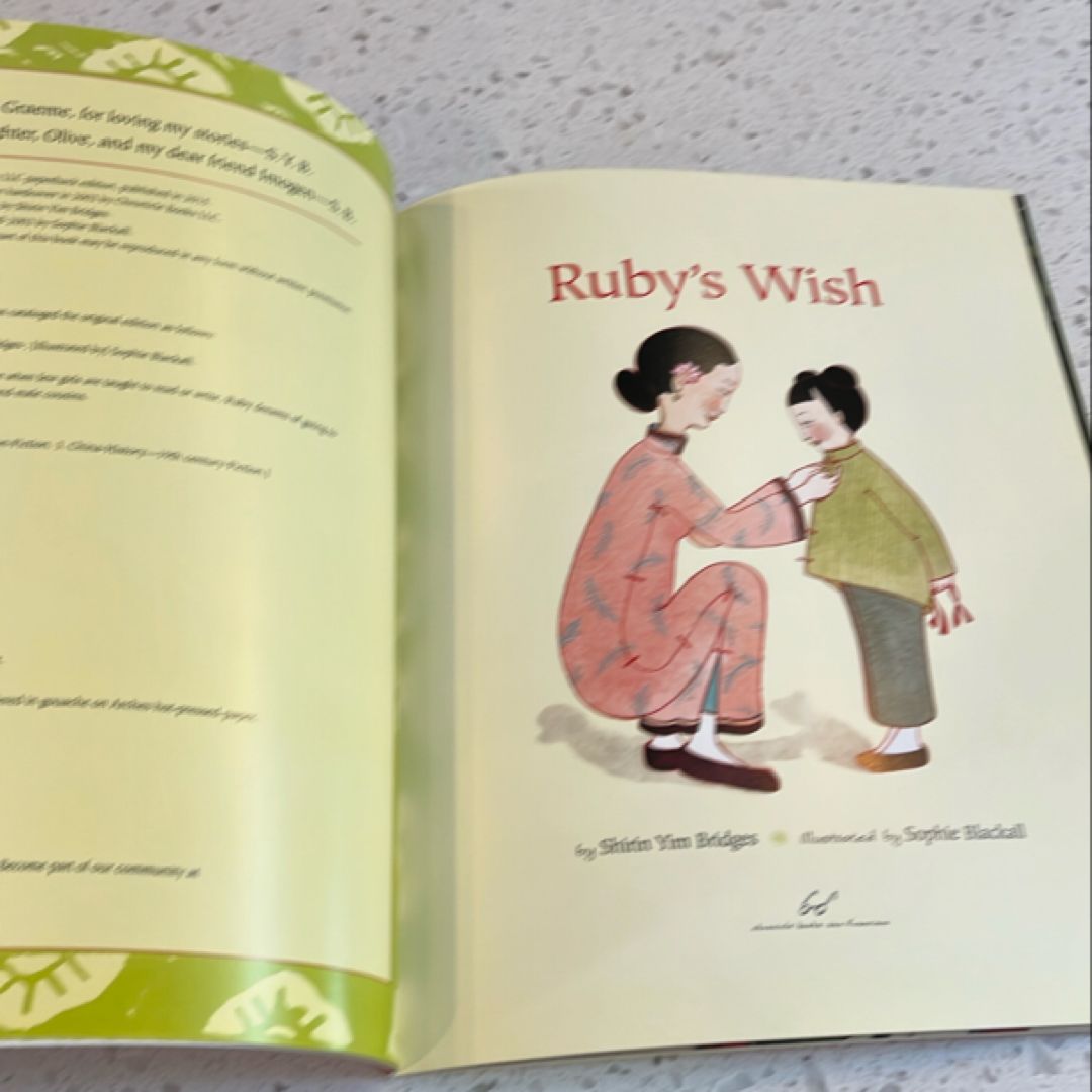 Ruby's Wish by Shirin Yim Bridges, Paperback | Pangobooks