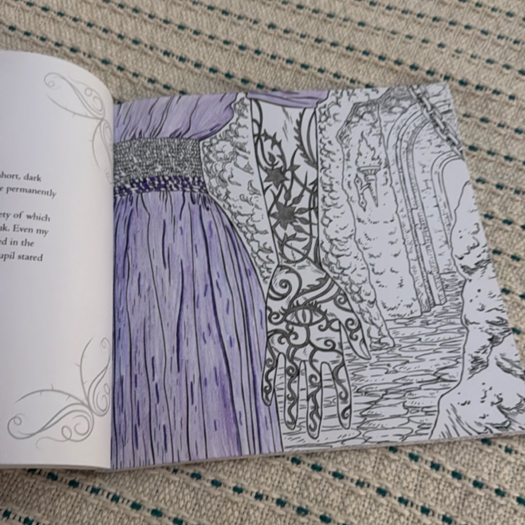 A Court of Thorns and Roses Coloring Book