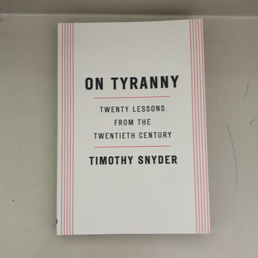 On Tyranny