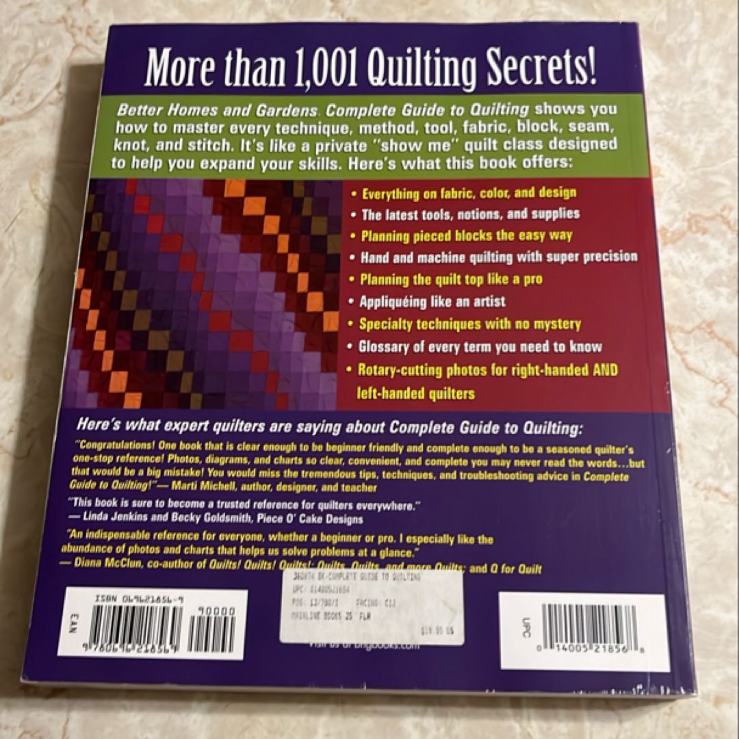 Complete Guide to Quilting