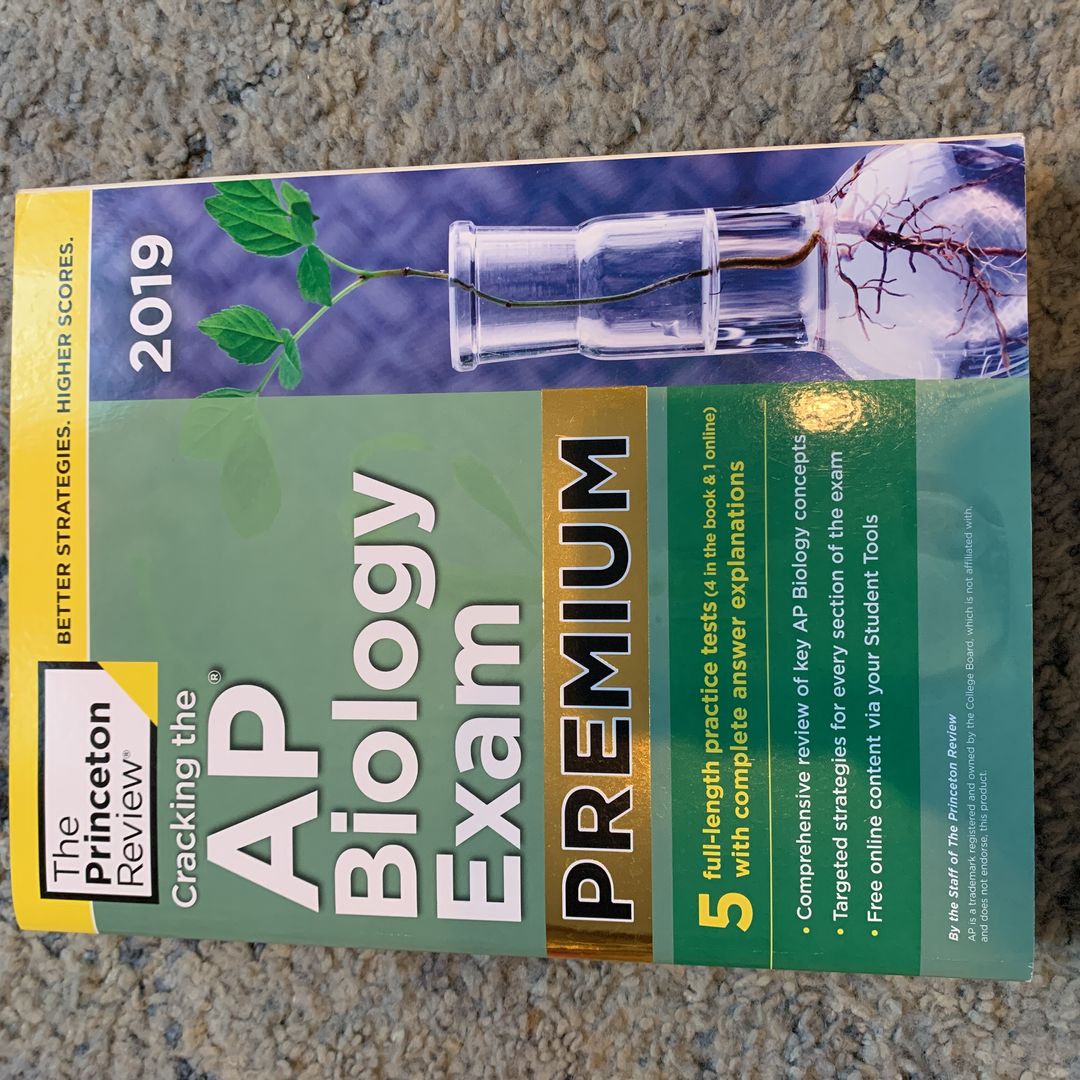 Cracking the AP Biology Exam 2019, Premium Edition
