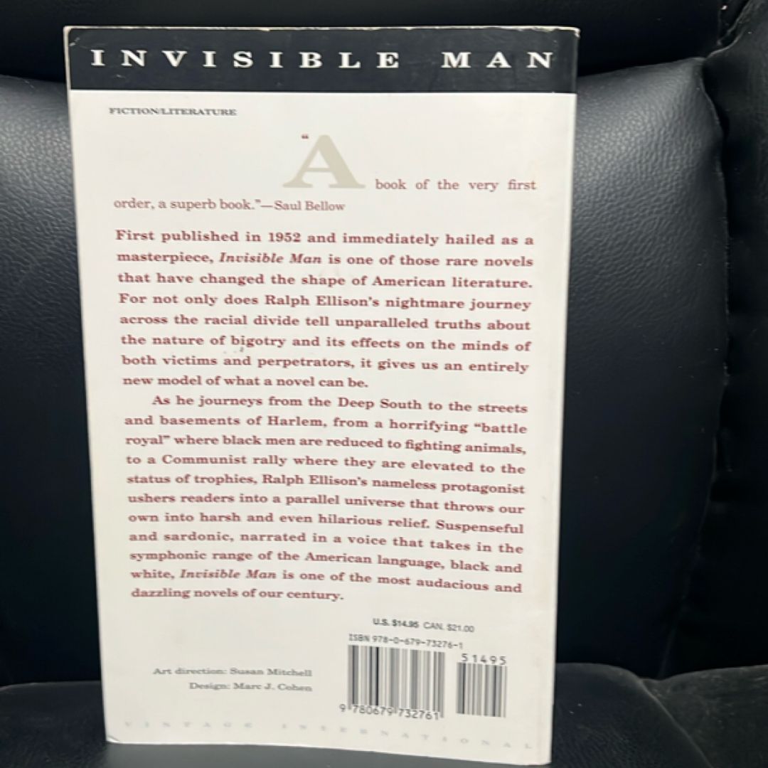 Invisible Man by Ralph Ellison, Paperback | Pangobooks