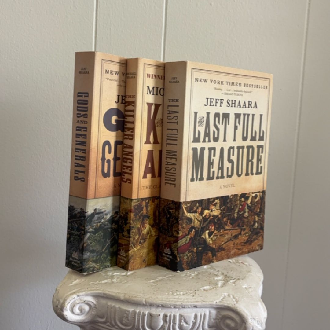 The Civil War Trilogy 3-Book Boxset (Gods and Generals, the Killer Angels, and the Last Full Measure)