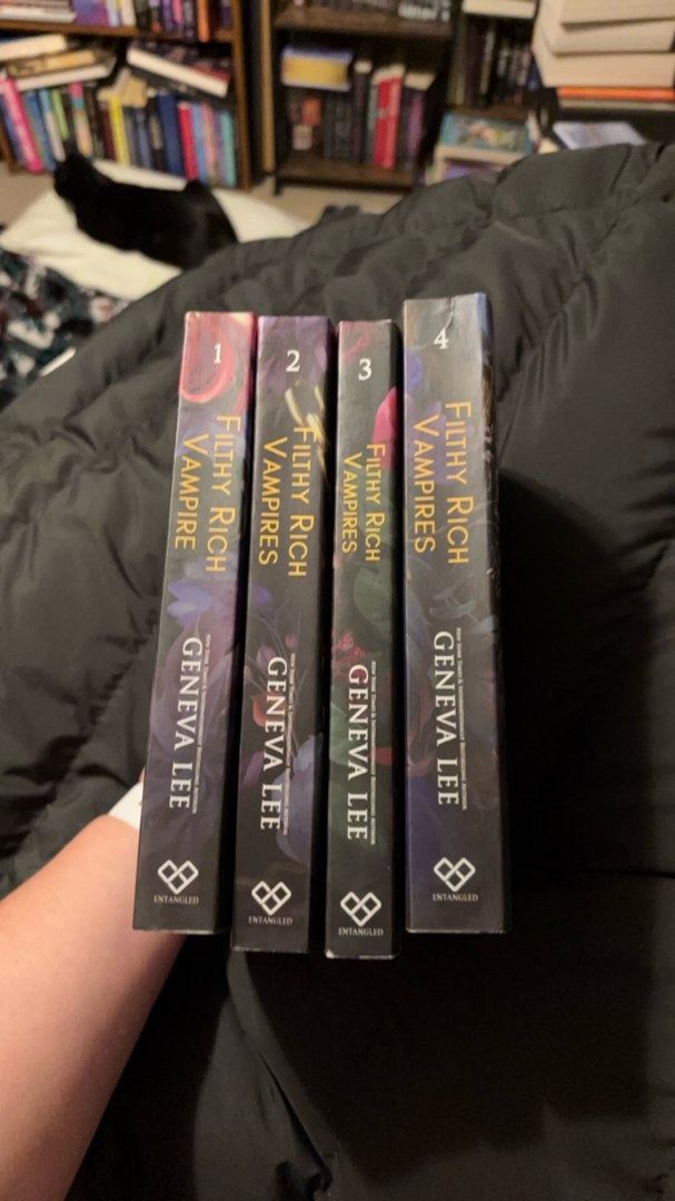 Filthy Rich Vampires Series By Geneva Lee 4 Books Collection Set (Filthy Rich Vampire, Second Rite, Three Queens & For Eternity)