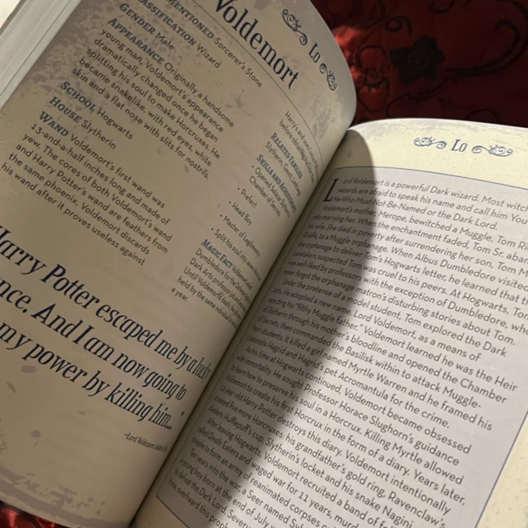 The Unofficial Harry Potter Character Compendium