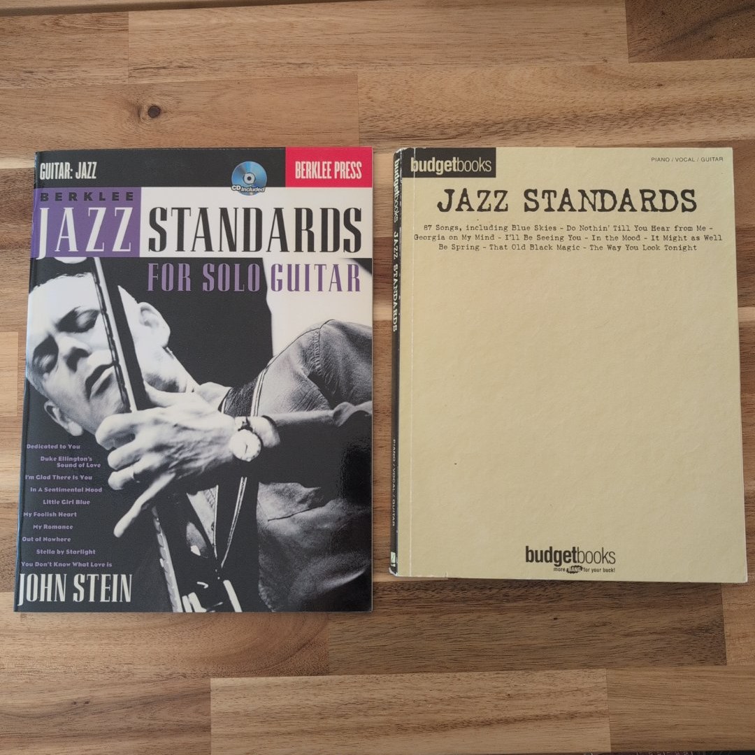 Lot of 2: Berklee Jazz Standards for Solo Guitar & Jazz Standards