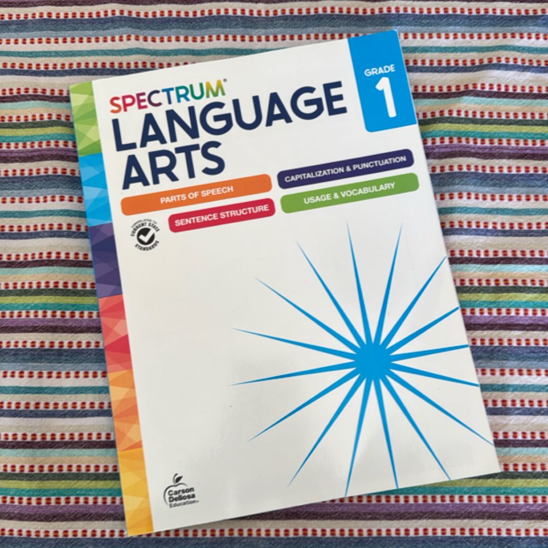 Spectrum Language Arts Workbook, Grade 1