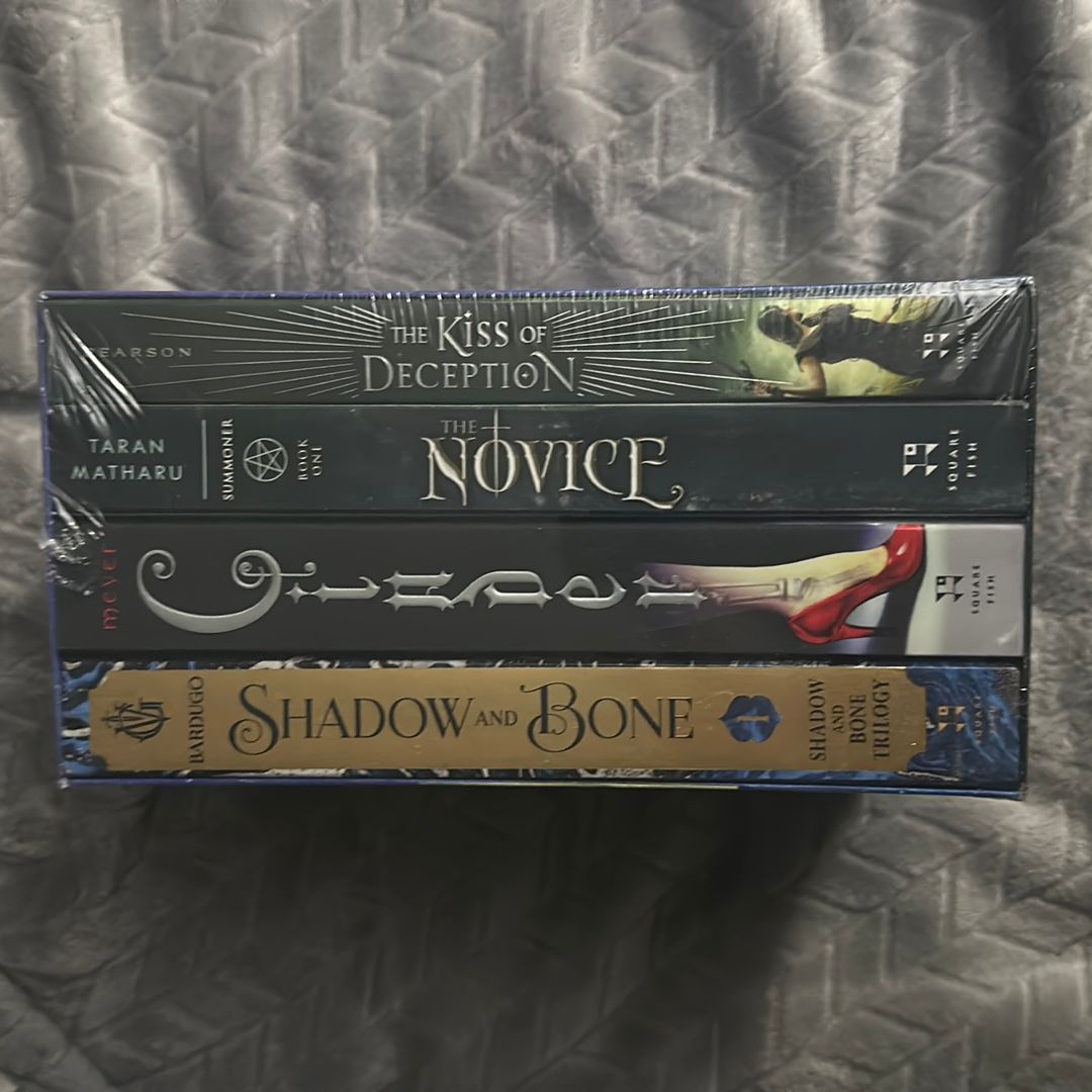 BN Fierce Reads 4 Book Box Set Shadow & Bone Novice Cinder Kiss Of Deception