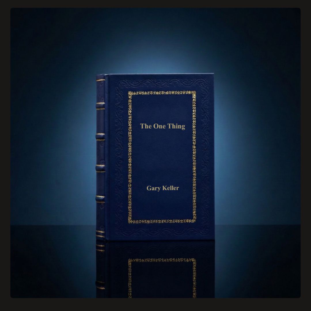 The One Thing by Gary Keller Leather Bound Edition