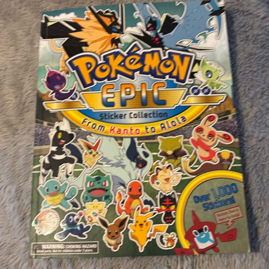 Pokémon Epic Sticker Collection: from Kanto to Alola