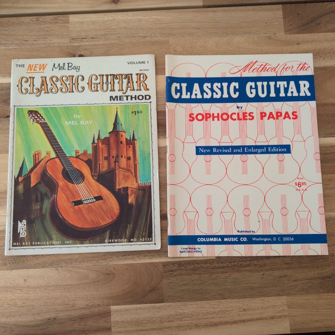 Lot of 2: Mel Bay Classic Guitar Method & Method for the Classic Guitar 