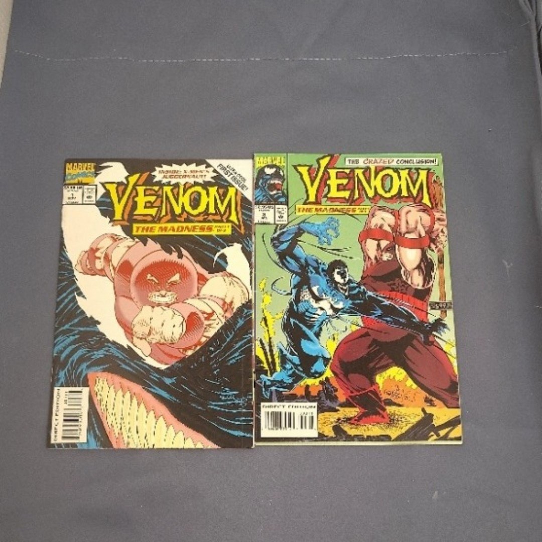 Venom The Madness #1 #3 Marvel Comics 1993 1994 Ann Nocenti Kelley Jones Lot
