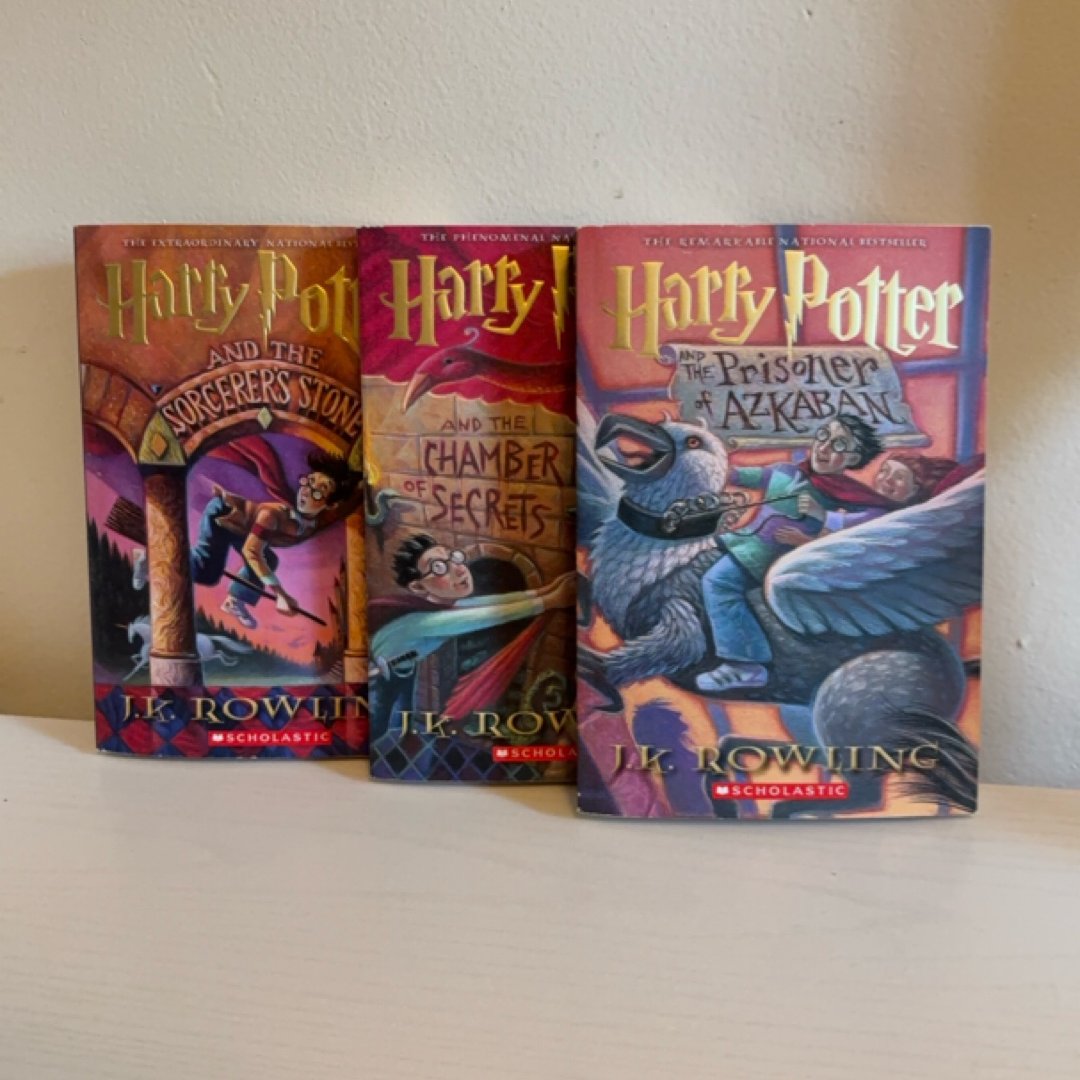 Harry Potter and the Sorcerer’s Stone, Chamber of Secrets, Prisoner of Azkaban