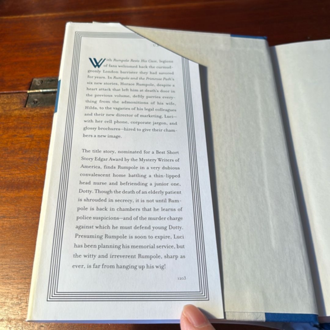 Rumpole and the Primrose Path (1st Print)