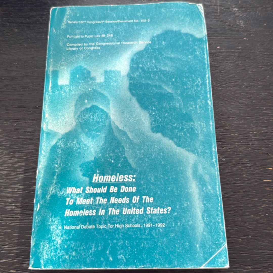 Homeless: What Should Be Done To Meet The Needs Of The Homeless In The United States
