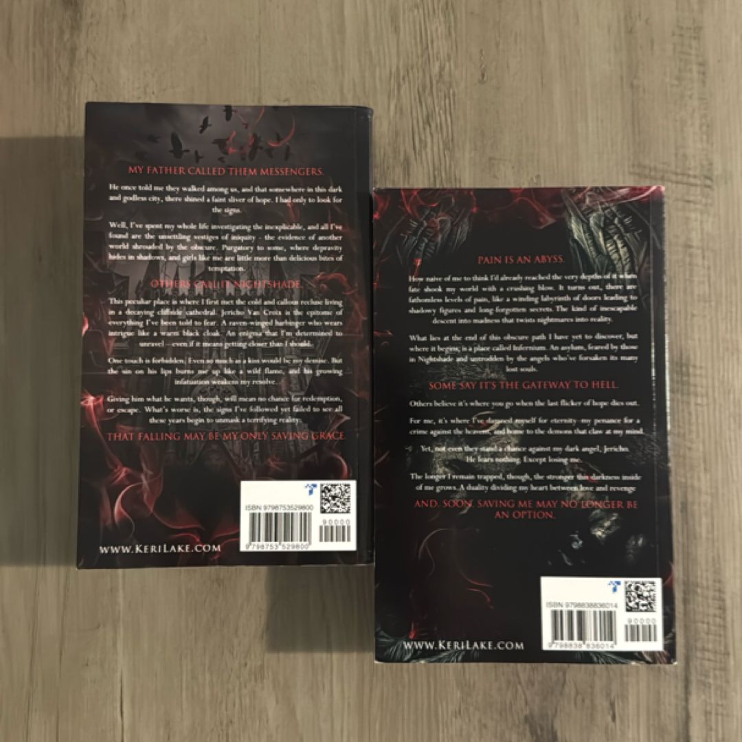 (Indie) Nightshade + (Indie) Infernium by Keri Lake, Paperback | Pangobooks