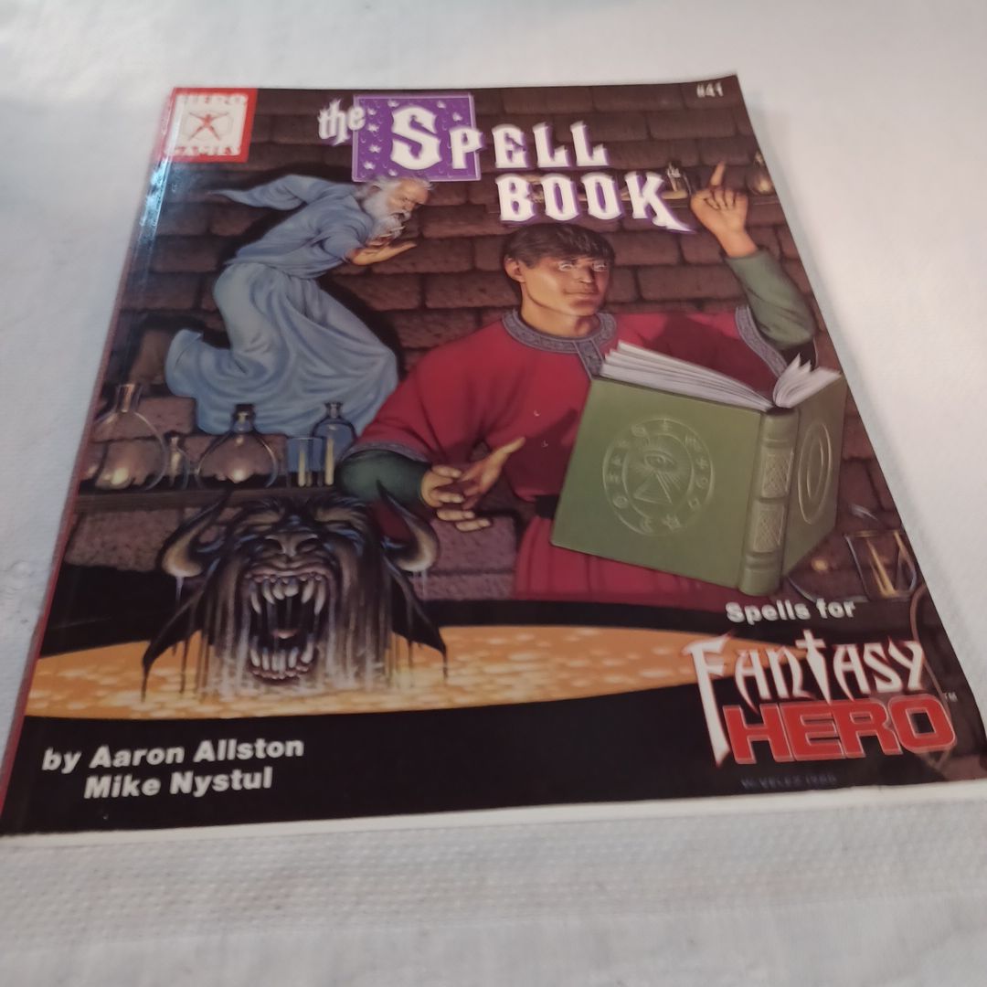 The Spell Book: Spells for Fantasy Hero (Hero Games)