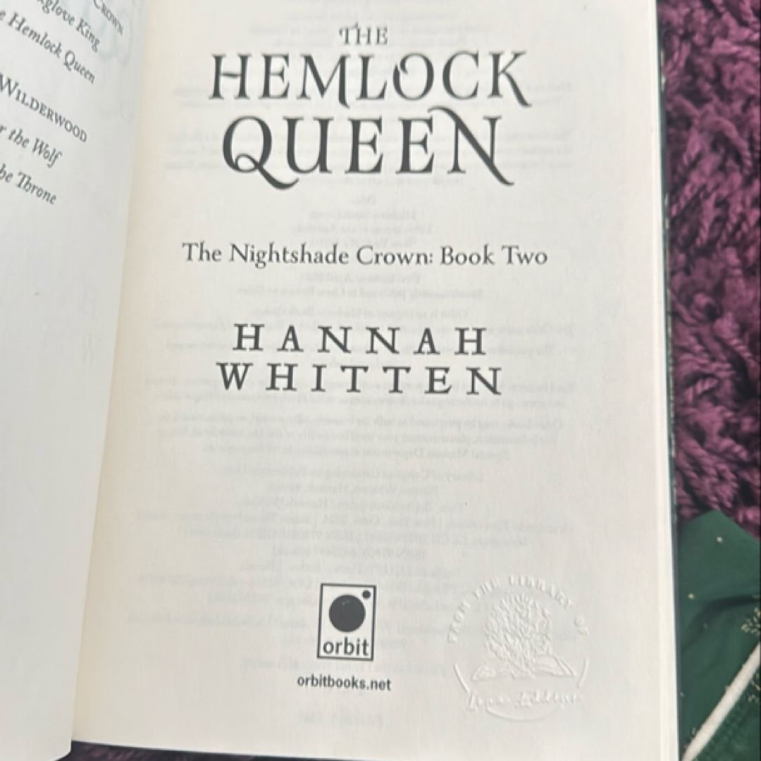 The Hemlock Queen SIGNED