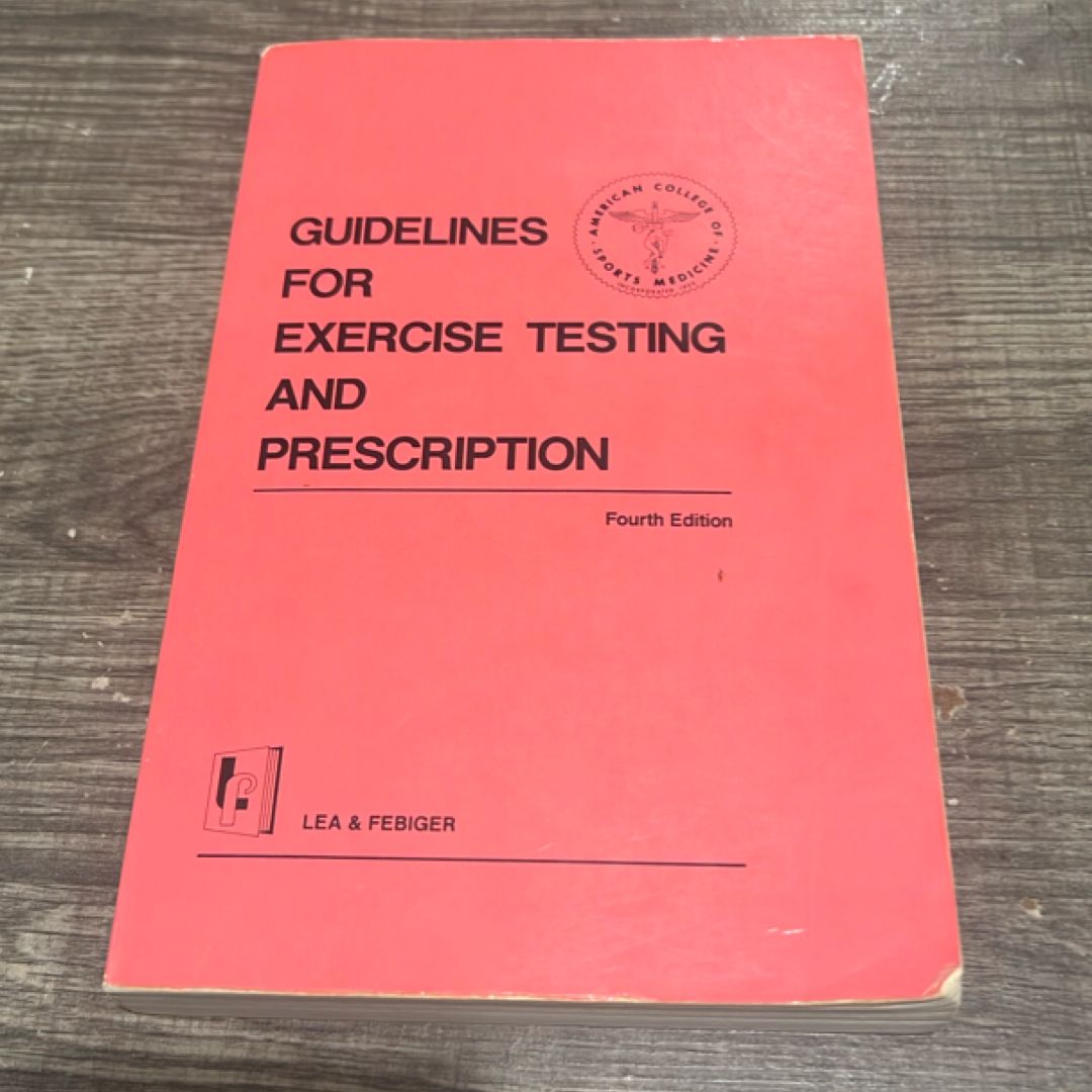 Guidelines for Exercise Testing and Prescription by American College of ...