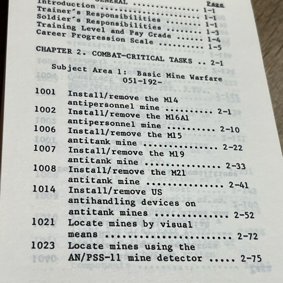 STP 5-12B1-SM MOS 12 B Combat Engineer Soldier's Manual 1986 Skill ...