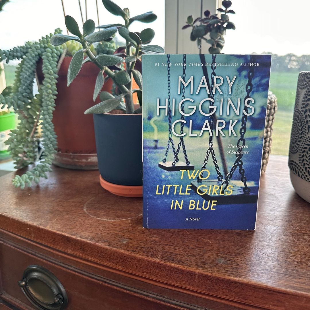 Two Little Girls in Blue