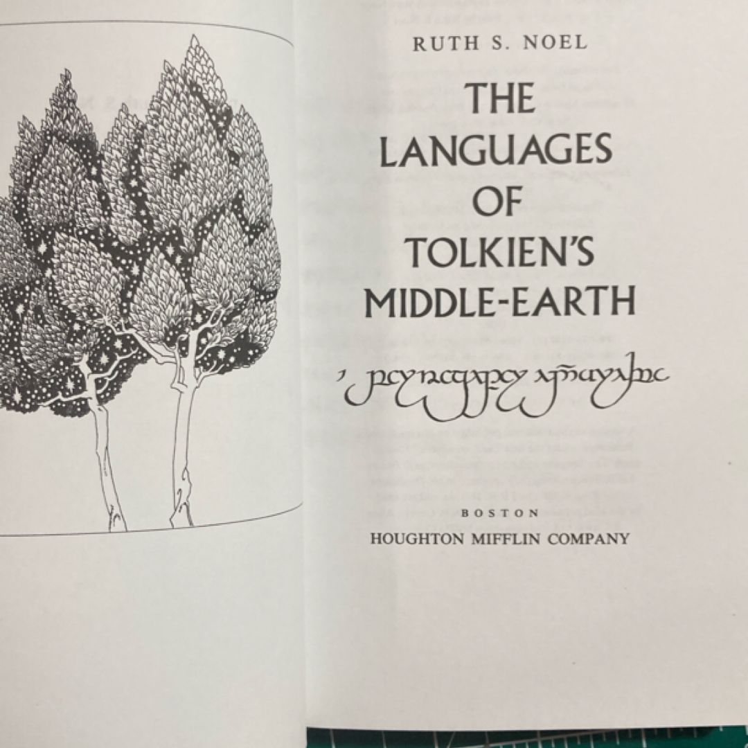 The Languages of Tolkien's Middle­earth by Atanielle Annyn Rowland