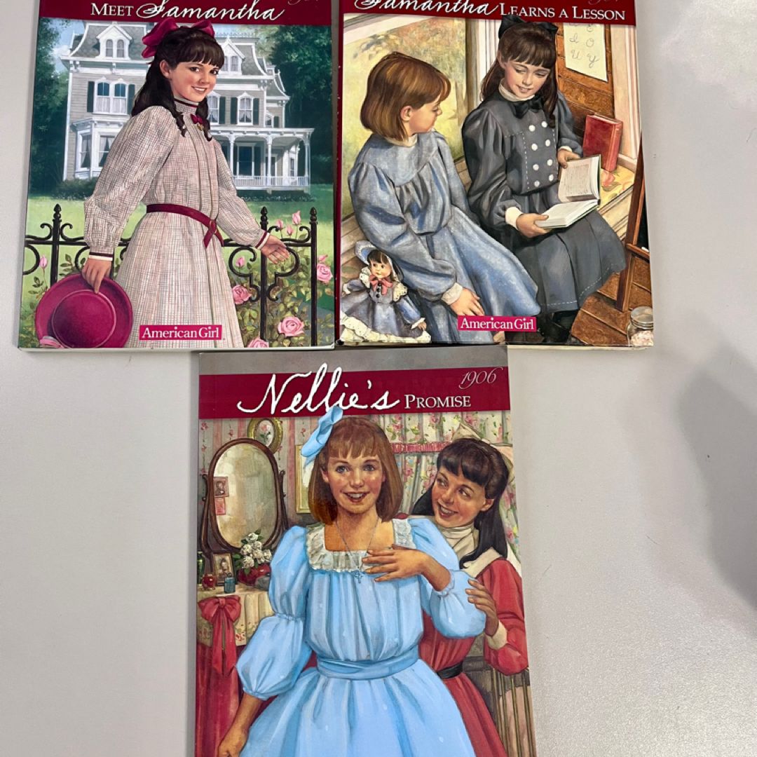 SET 3 American Girl Samantha & Nellie Books